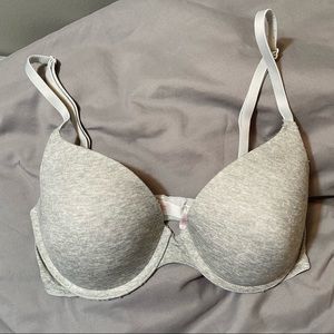 PINK Light Gray Bra